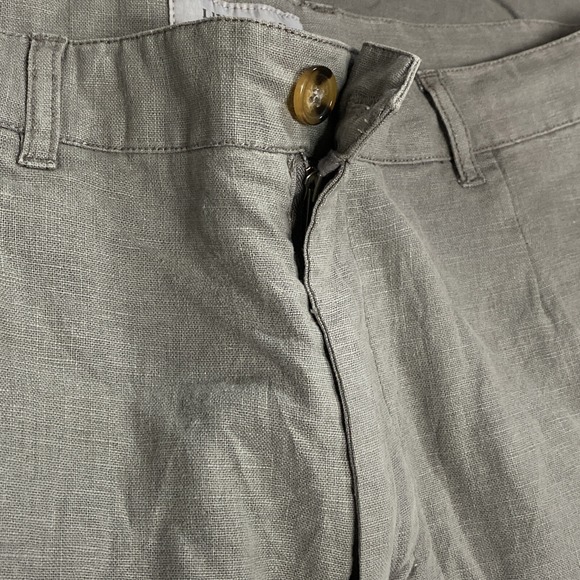 Lindbergh Large Mens Shorts Linen Blend Grey Baggy Baggy Style: 30-54014 Pockets - Picture 15 of 15
